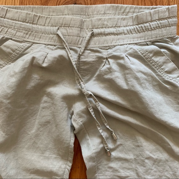 DEREK HEART - COTTON-LINEN PANTS - Picture 3 of 4